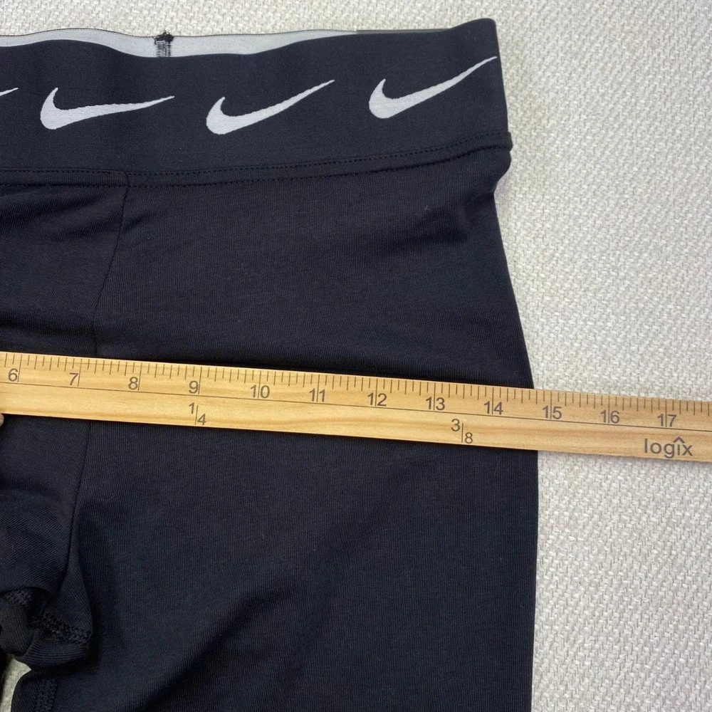 Nike Sportswear Club High Waisted Leggings Womens Small Black Swoosh CJ1984-010